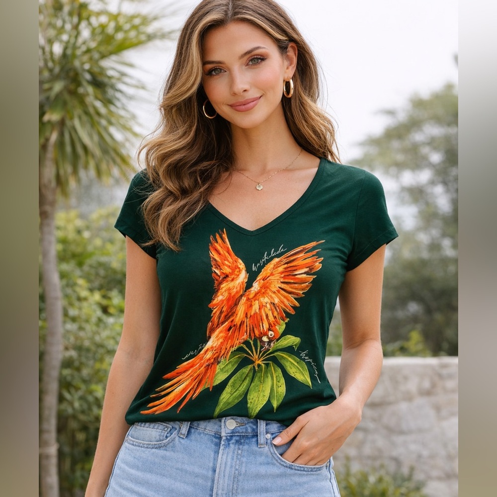 Tropical Green T-shirt - Made in Brazil